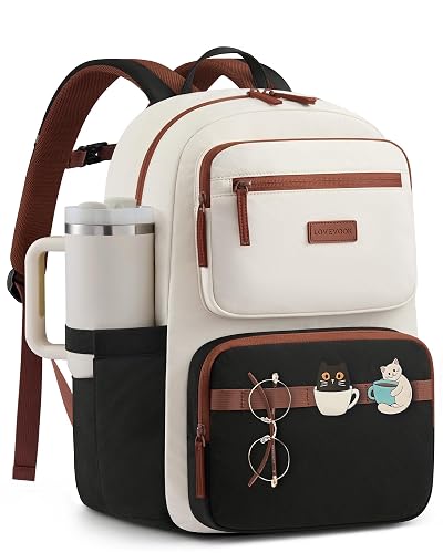 Laptop backpack with padded sleeve and multiple compartments