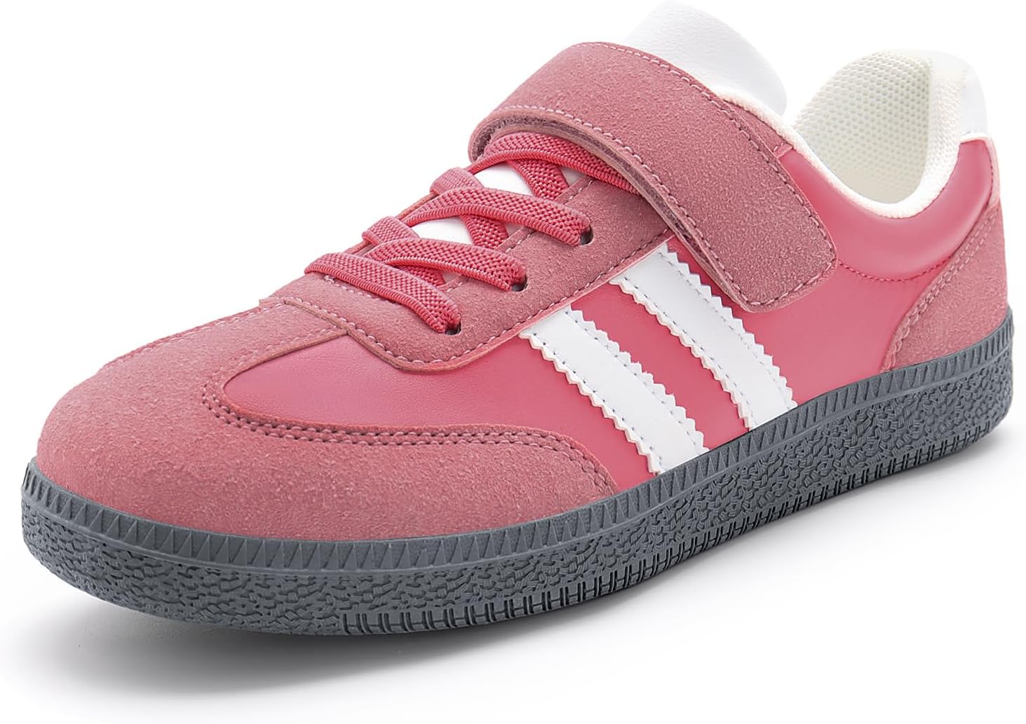 Rihero Girls Sneakers Kids Cute School Uniform Shoes Slip on Walking Sneakers for Little Kid/Big Kid