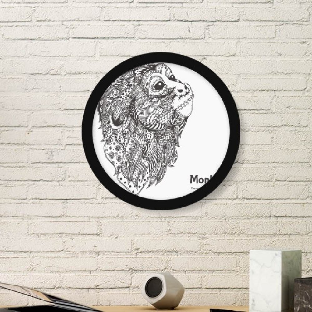 Sticker mural singe mignon pour décorer une chambre de bébé ou enfant