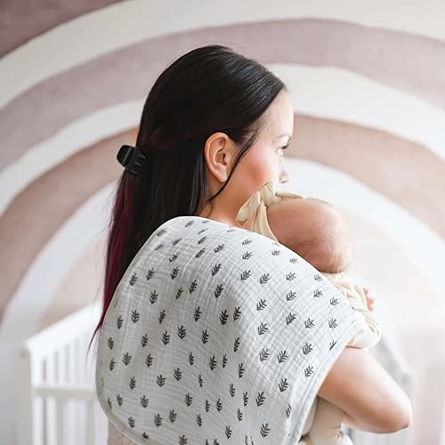 Miniatura 3 de Paquete de 5 paños de muselina para eructos para bebé, paños de muselina neutra para bebés, niños y niñas, toalla para recién nacidos, unisex, paños
