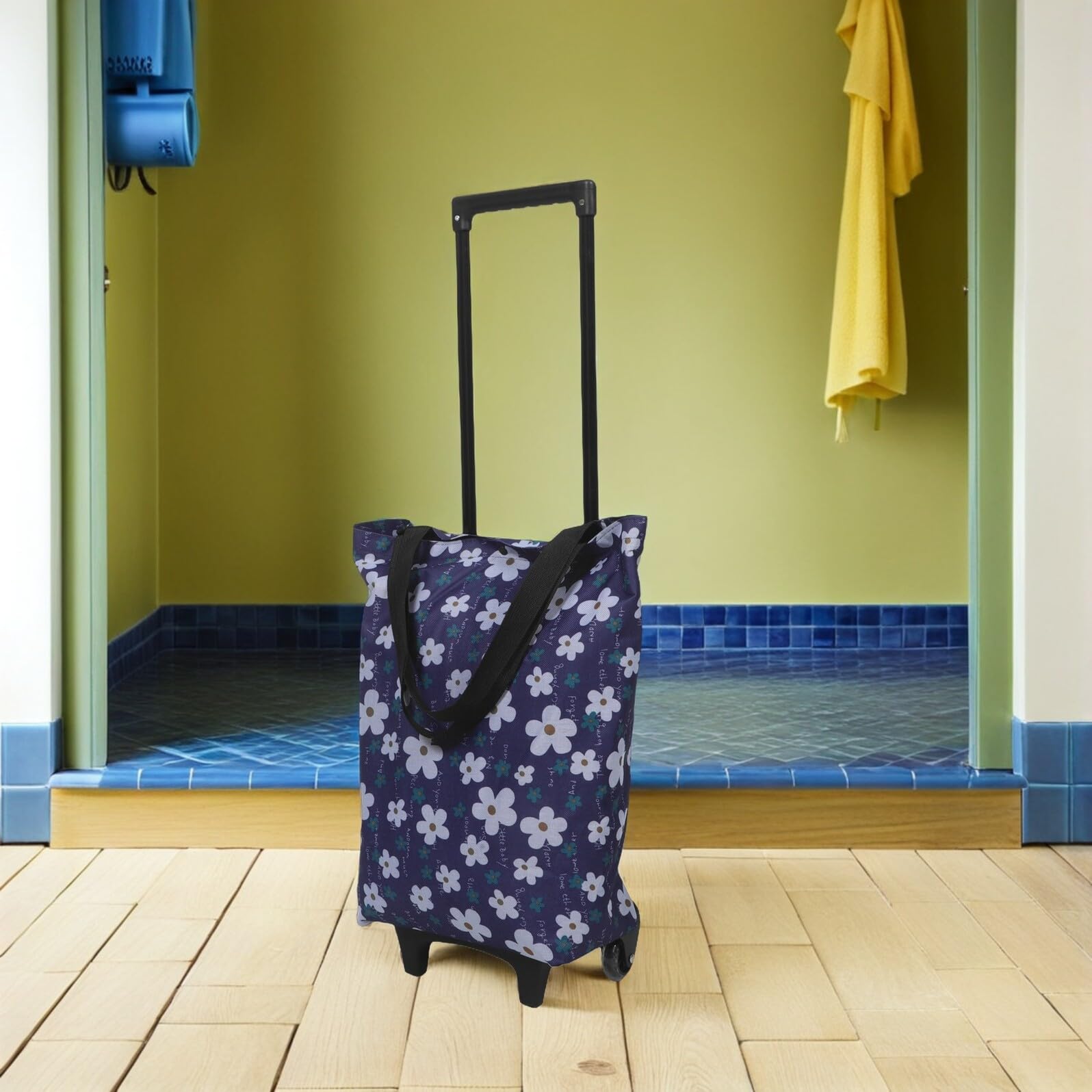 Składany wózek wspinaczkowy – lekki przenośny wózek na zakupy do artykułów spożywczych i przeprowadzki, łatwy w użyciu wózek spożywczy, idealny na schody