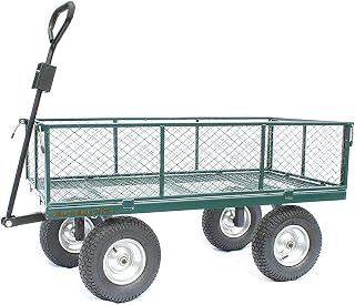 Garden Cart Extra Large Outdoor Trolley, Towable, Large Wheels, Heavy Duty, V. Tough. 450kg Tested Load. Super-Simple only... Price In India