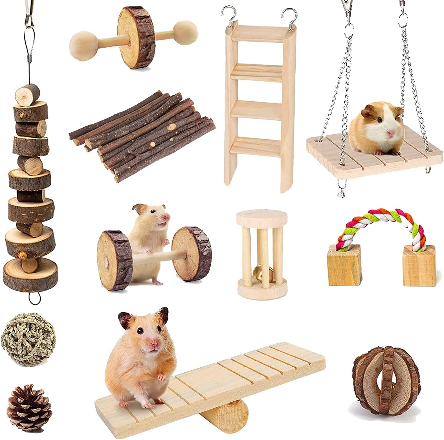 Small Animals Tent Exercise Playpen Pet Yard Fence Breathable Reptiles Cage for Kitten/Puppy/Guinea…