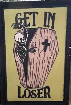 GetNLoser Funny Morale Patch, 2x3 Hook & Loop
