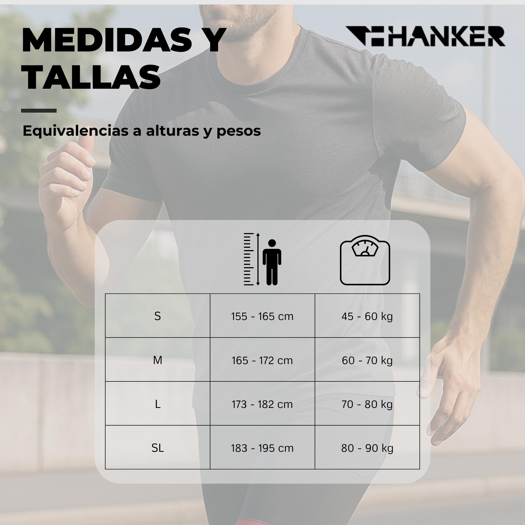 HANKER Kompressions-Shorts für Herren mit thermoregulierendem Gewebe, großen Taschen und flachen Nähten, ideal für Laufen und Trailrunnen