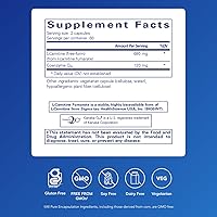 Vista 2 de Pure Encapsulations CoQ10 l-Carnitina Fumarato Soporte Cardiovascular Ultra-Cargado 120 Cápsulas