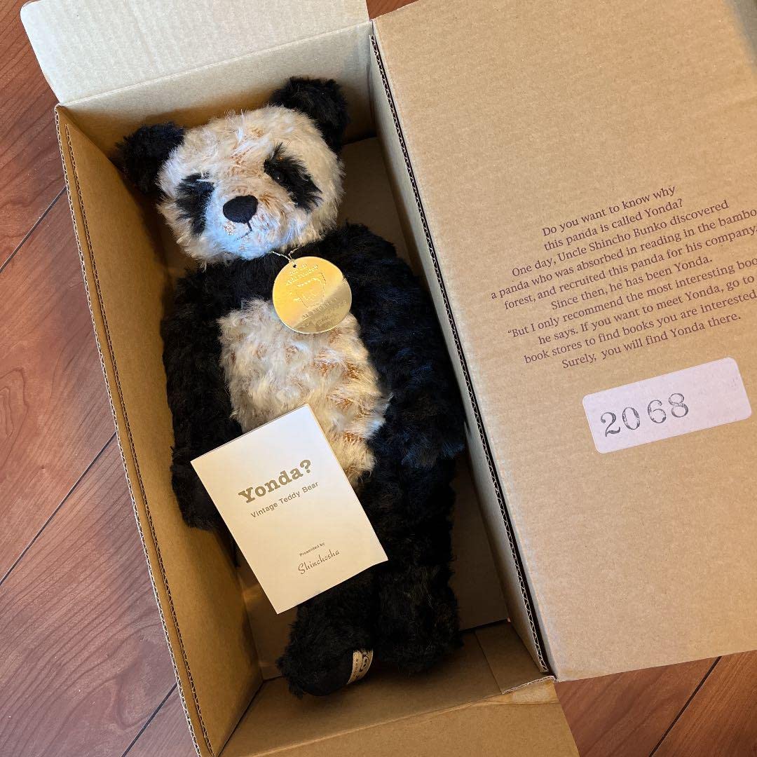 Amazon.co.jp: Yonda? テディベア パンダ 新潮社ノベルティ Yonda