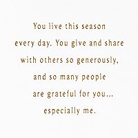 Vista 4 de Hallmark Elegante tarjeta de Navidad (Peace & Hope)