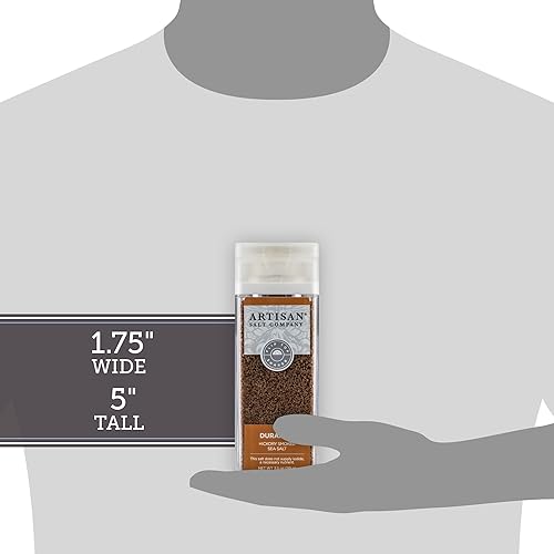 Miniatura 5 de Artisan Salt Company Durango - Sal marina ahumada de nogal, tarro agitador, 3.5 onzas