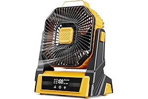 KopBeau Portable Camping Fan with Lights - The Perfect Outdoor Companion