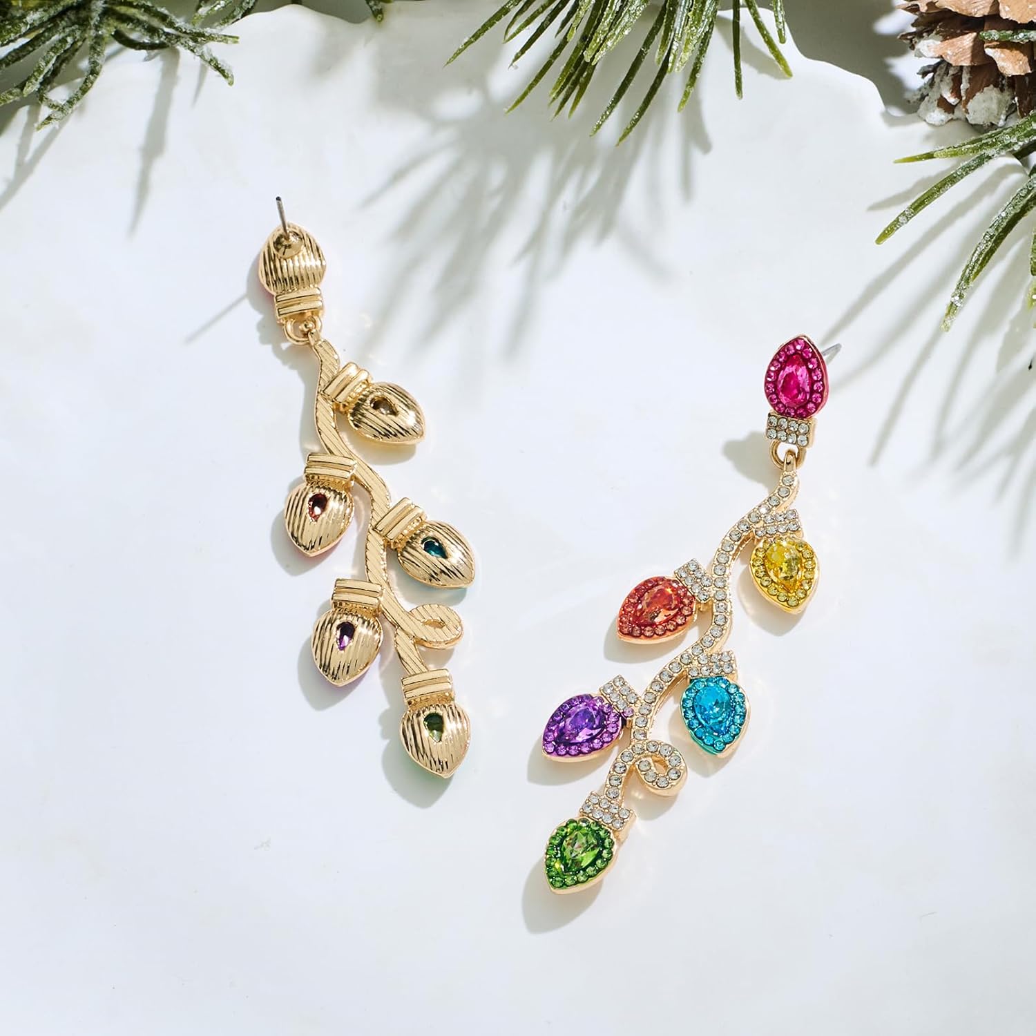 Christmas Tree earrings for women, Cute Holiday Jewelry for Party Christmas Exchange Gifts - Image 5