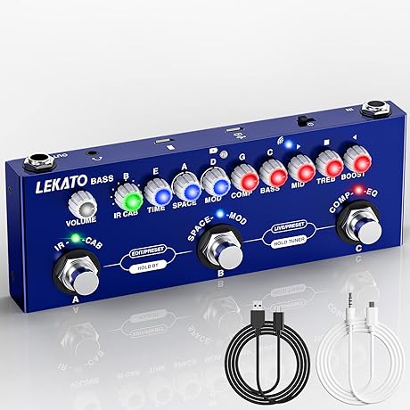 LEKATO Bass Multi Effects Pedal: Unleash Your Bass Potential