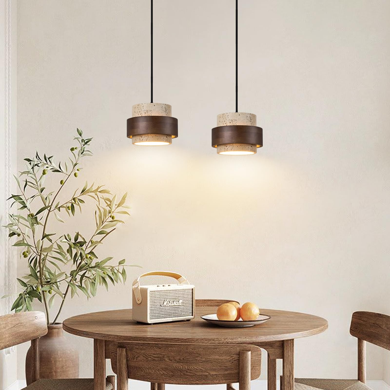 Axamate Wabi Sabi Pendant Light Nordic Natural Stone Chandeliers