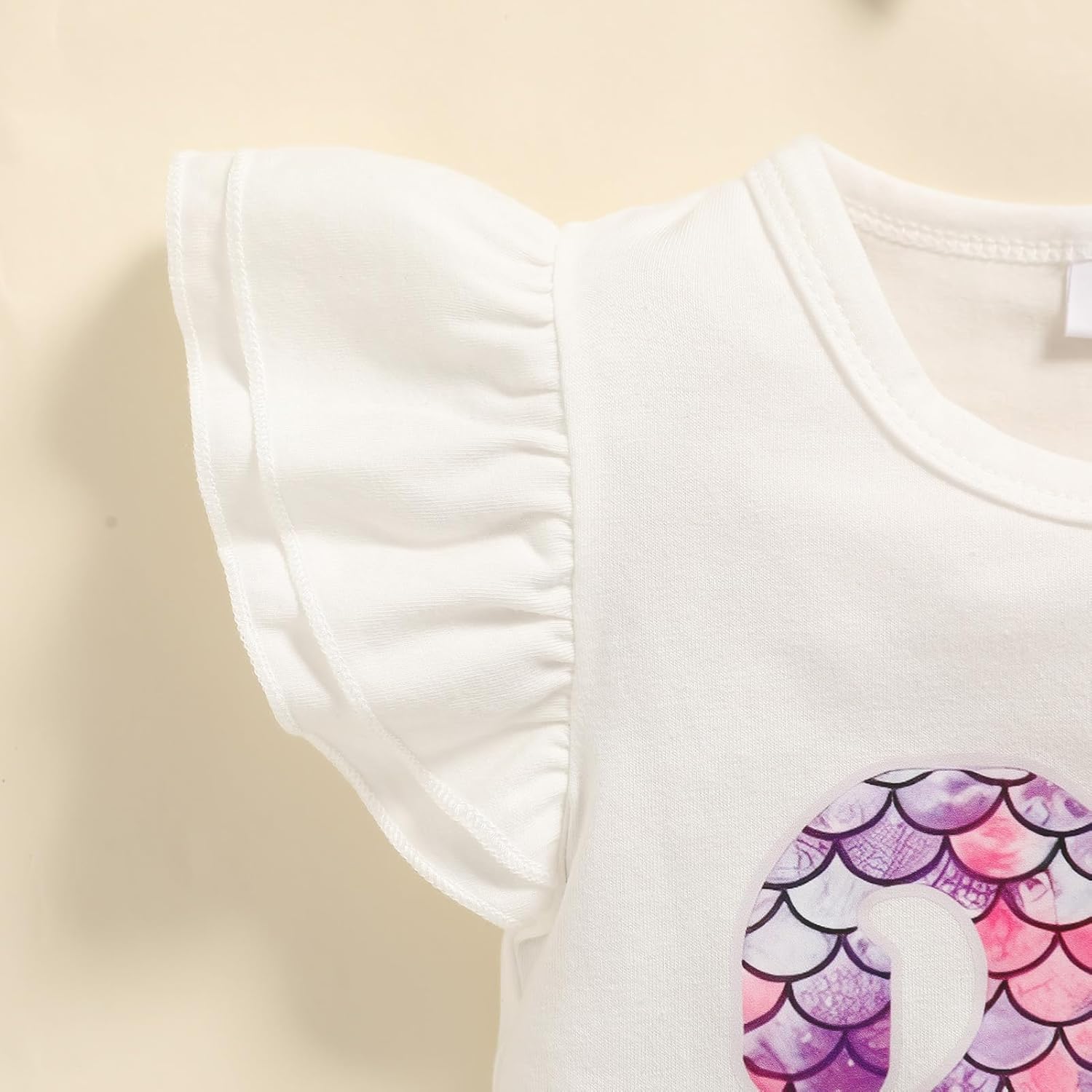 Viworld Toddler Baby Girls Floral Tutu Skirt Set Wild Two Short Sleeve 3Pcs Outfits with Headband - Image 4