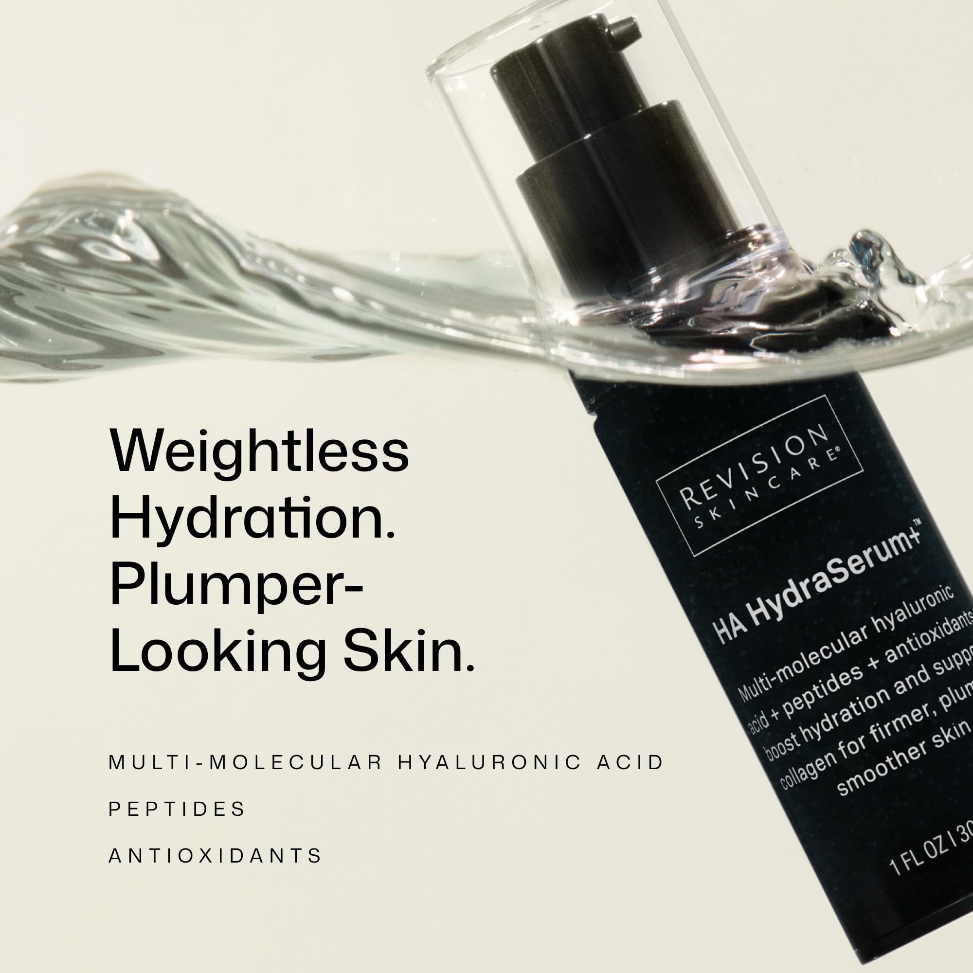 Revision Skincare Hydrating Serum, Oil-Free Hyaluronic Acid Moisturizer