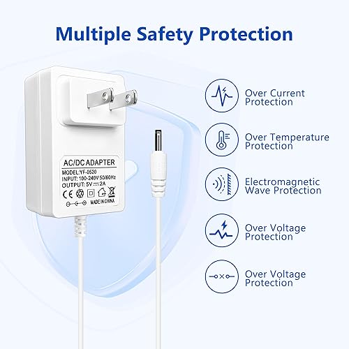 Miniatura 7 de Cable adaptador de corriente de 5 V para Hatch Baby Rest, Rest+ y Rest Mini máquinas de sonido, luces nocturnas y entrenadores de sueño, enchufe