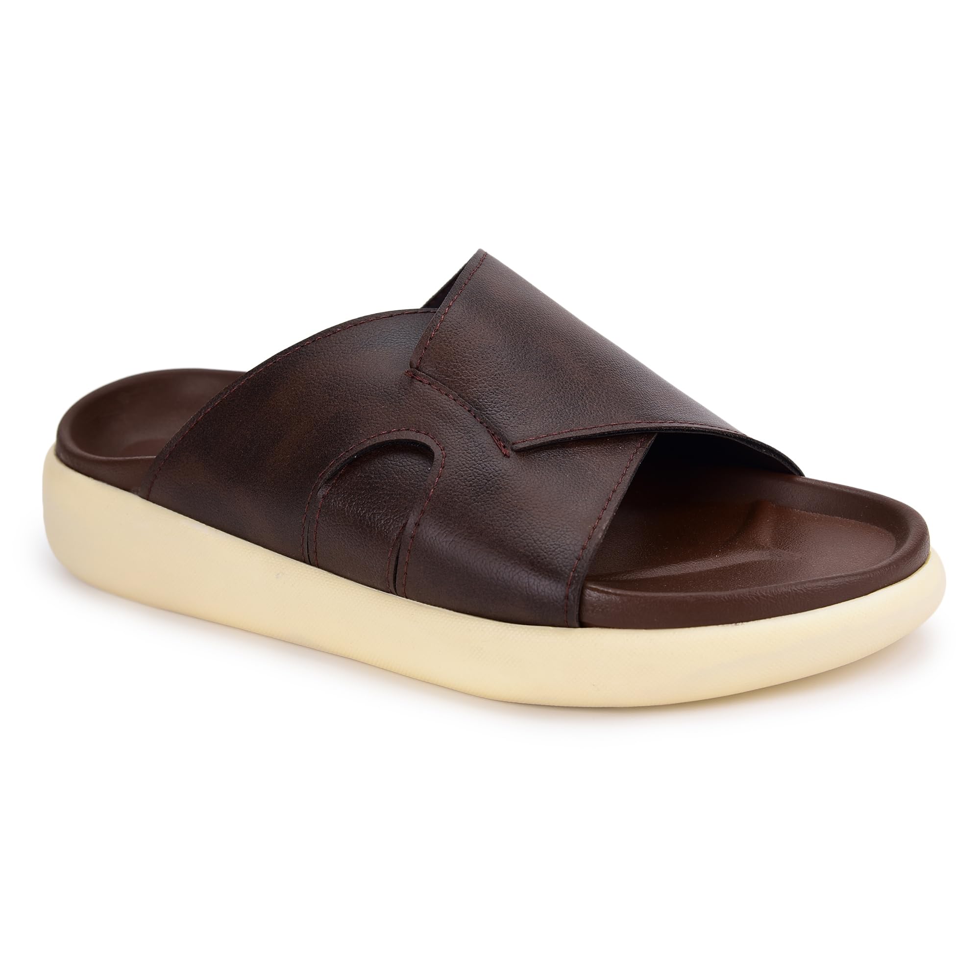 Greentech Cloud Rush Broad Strap Sandals For Men I Slippers for men I Cushioned Insole I Extra Soft Padded Foam I Super Comfortable I Flexible & Stylish Everyday Wear I Thong Slippers-image-36