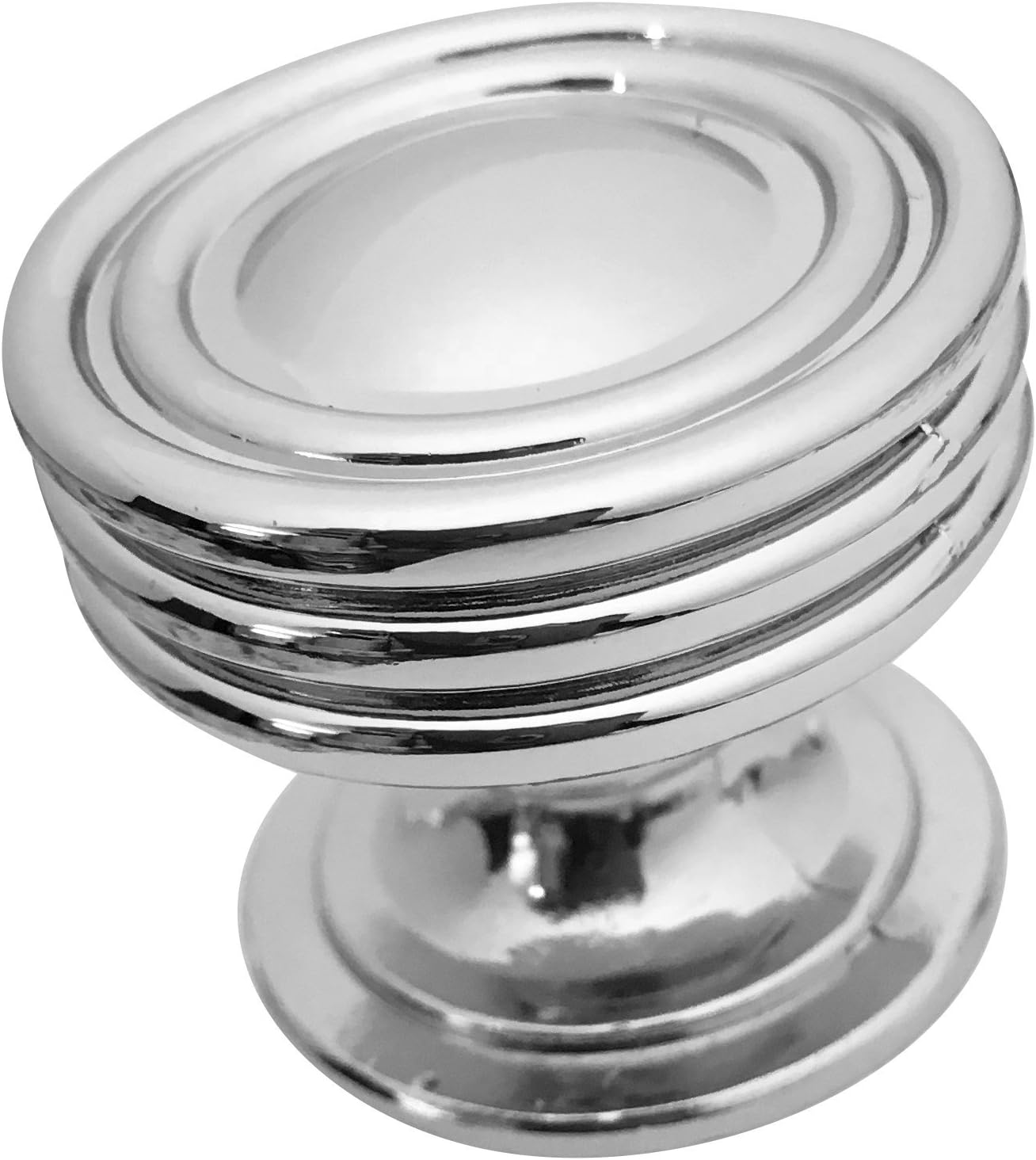 Southern Hills Polished Chrome Cabinet Knob, Round Cabinet Knobs, 1 1/4 Inch Diameter, Pack of 5 Knobs, Chrome Cabinet Knobs, Cupboard Knobs, Kitchen Cabinet Knobs Chrome, SHKM008-CHR-5