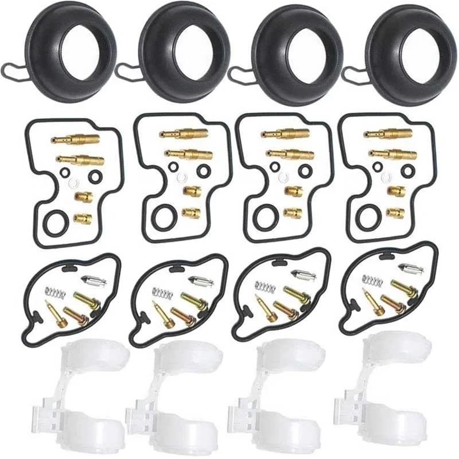 guarnizione di tenuta Kit Riparazione Carburatore Moto 4X Galleggiante A Membrana Per CBR600F2 1991-1994 CBR 600 CBR600 F2