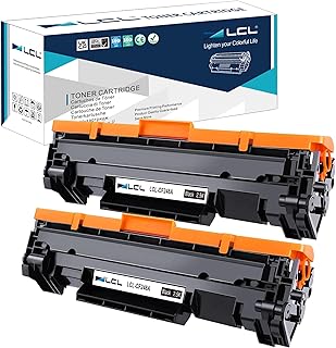 (with Chip) LCL Compatible for HP 48A CF248A Toner Cartridge (2-Pack, Black) for HP Laserjet MFP M28a MFP M28w MFP M29a MFP M29w Laserjet Pro M15a M15w M16a