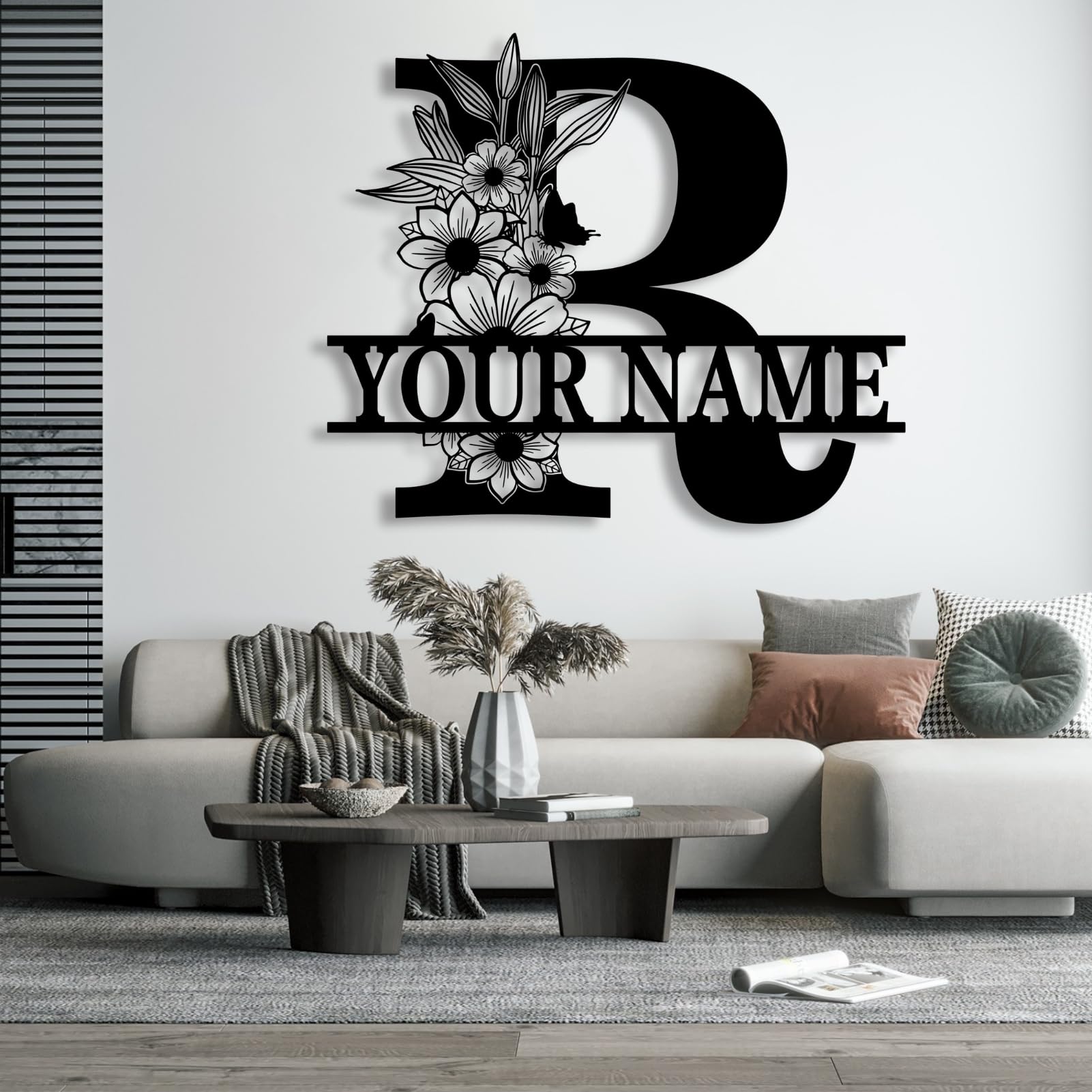 Metallschilder, personalisierbar, Namensschilder, Namensschilder, personalisierbar, Nachnamenschilder für Zuhause, personalisiertes Namensschild, individuelle Metallschilder, personalisierte