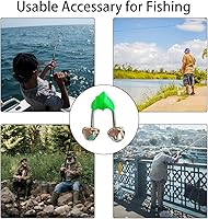 Vista 2 de Campanas de alarma de caña de pescar de plástico, campanas de pesca, campanas de caña de pescar, clips de campana de pesca de plástico, campanas