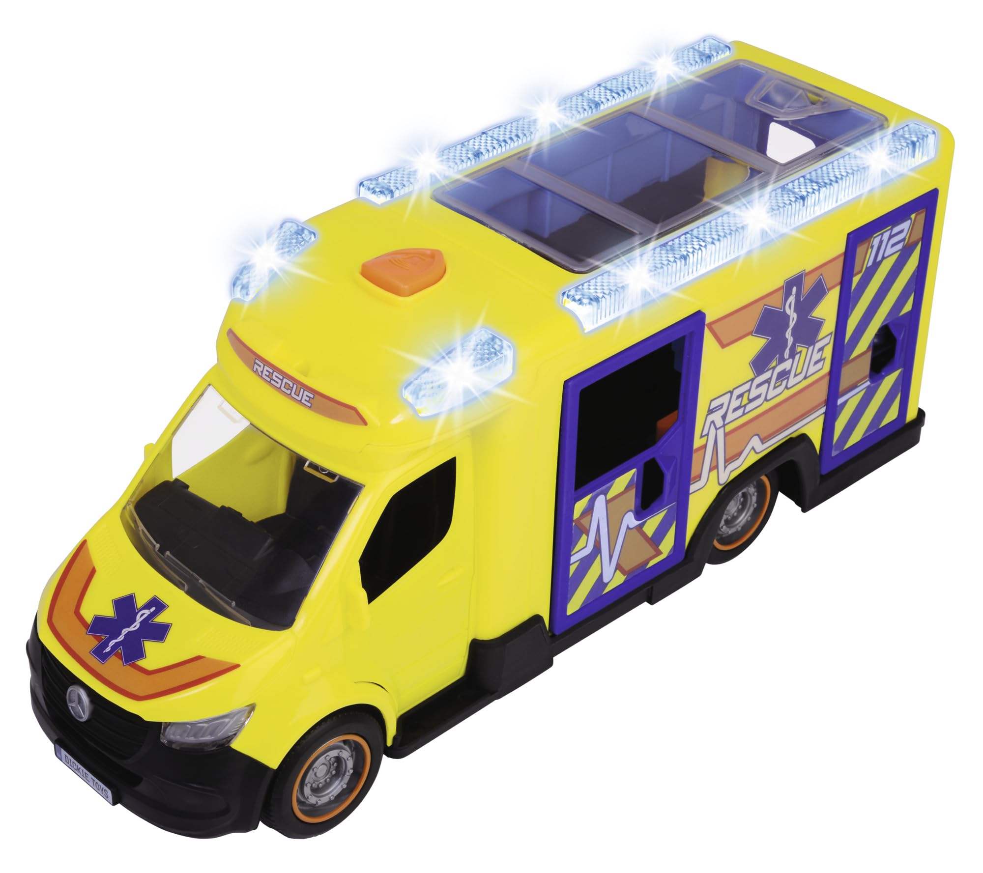 Dickie Toys - Sprinter DE Ambulancia DE Fuego Y Rescate
