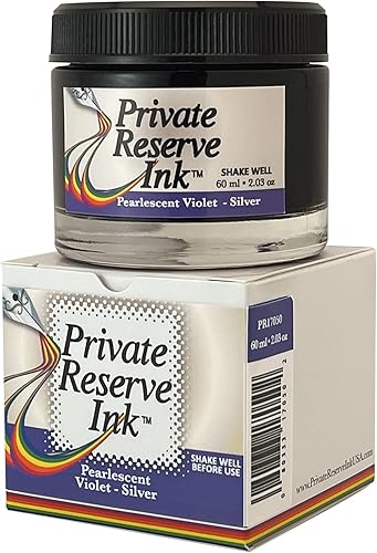 Miniatura 8 de PEARLESCENT - Botella de tinta de 2.0 fl oz para pluma estilográfica (rojoplateado) (PR17047)