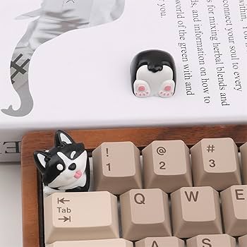 Amazon.com: ZMX Artisan Keycap,Cute Dog Keycaps Custom Keyboard