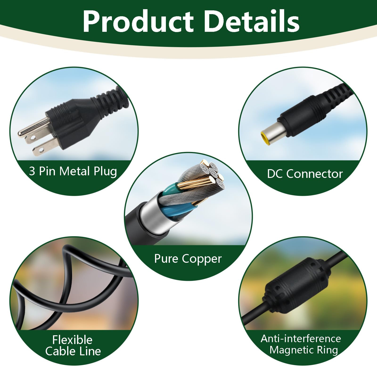 Fuente de alimentación de 24 V para cargador Jackery 1000 880, compatible con Jackery Explorer 1000 E1000 Explorer 880 E880 estación de energía portátil, generador solar, adaptador de fuente de
