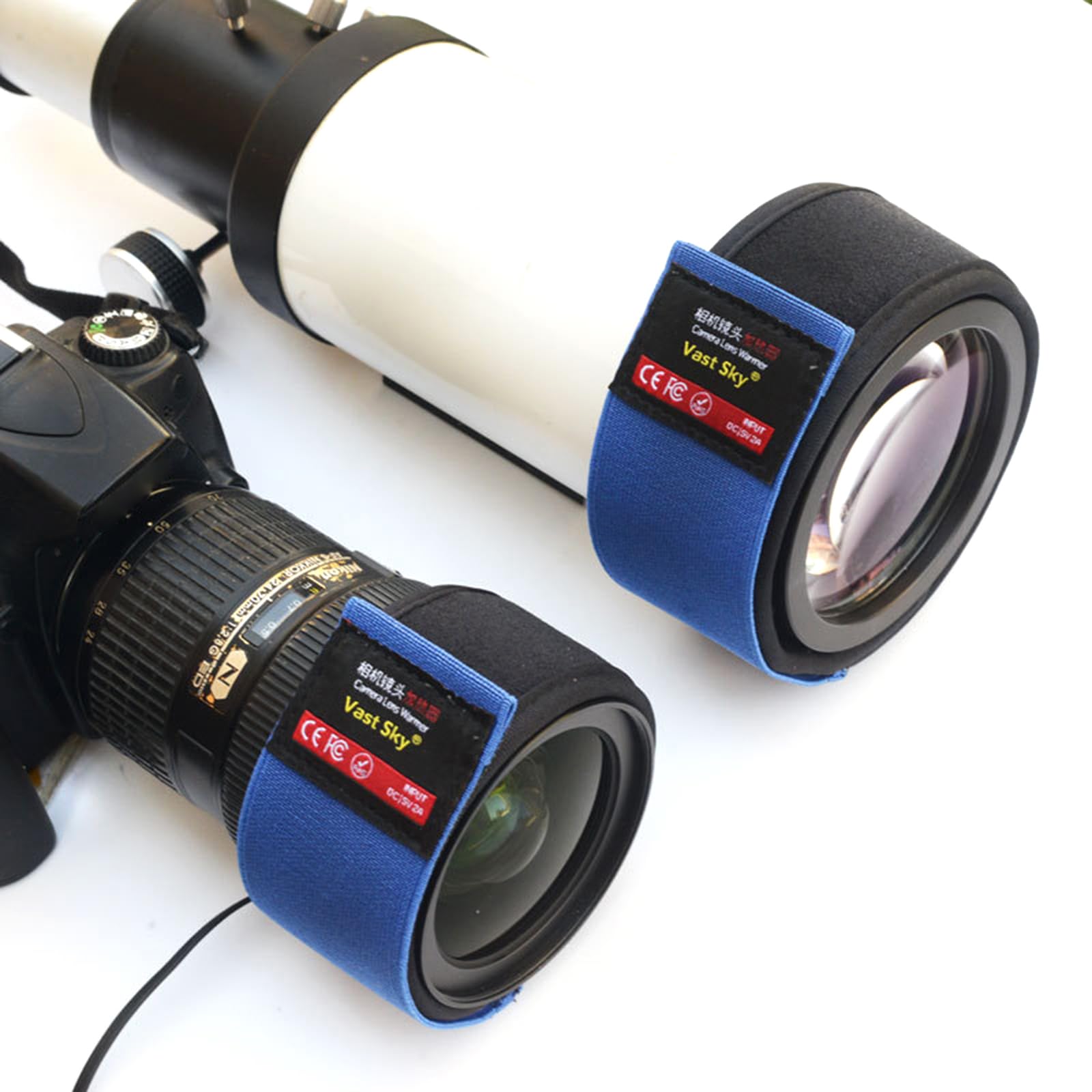 Tiras calentadoras de lentes para telescopios y cámaras, control de temperatura de 3 engranajes, calentador de lentes, calentador USB