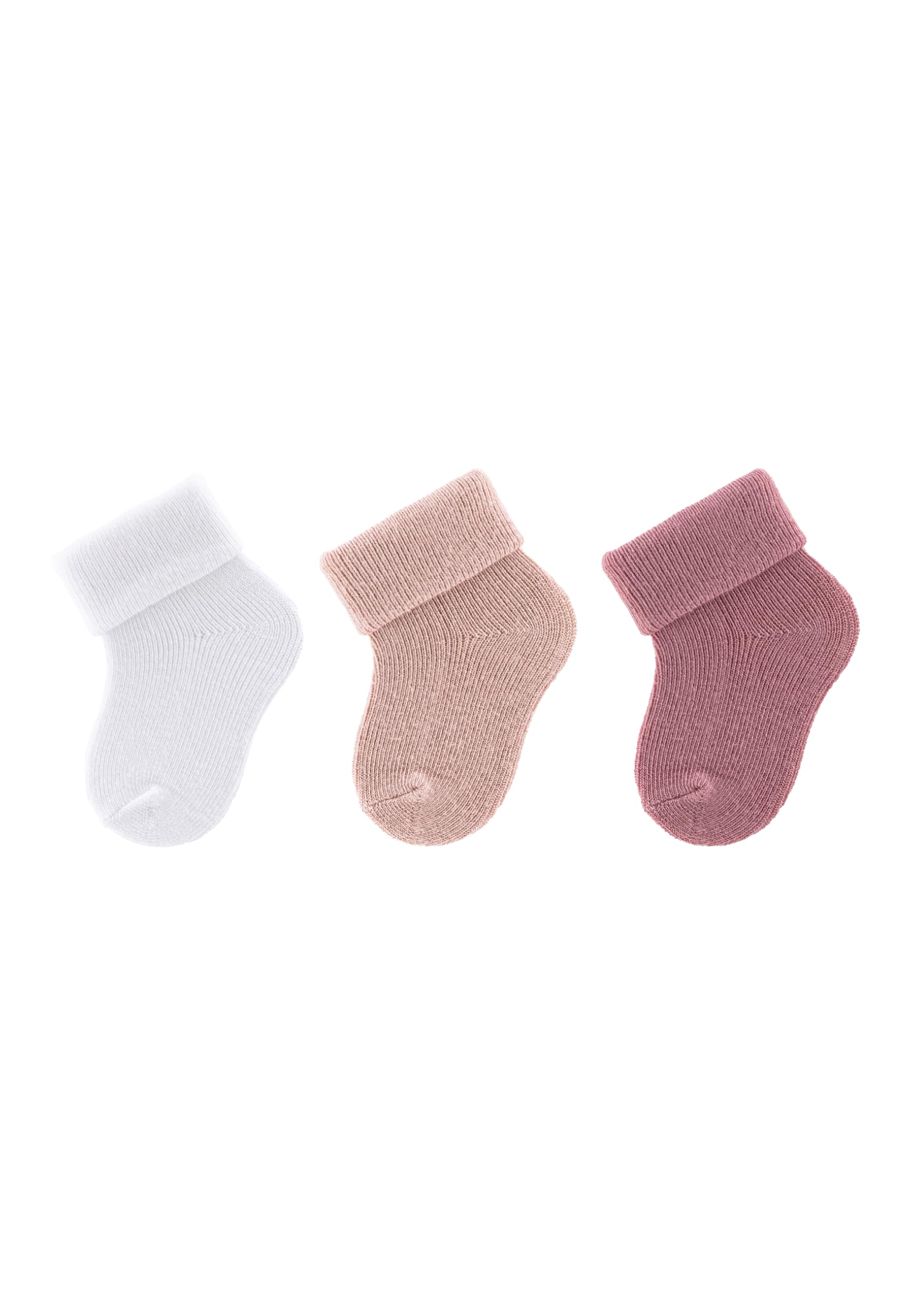 Sterntaler Erstlingssocken 3er Pack uni - Mädchen Baby Socken mit Viskose-Anteil (aus Bambuszellstoff) - hautsympathische Sommer Strümpfe für Neugeborene, samtrosa, Größe 0