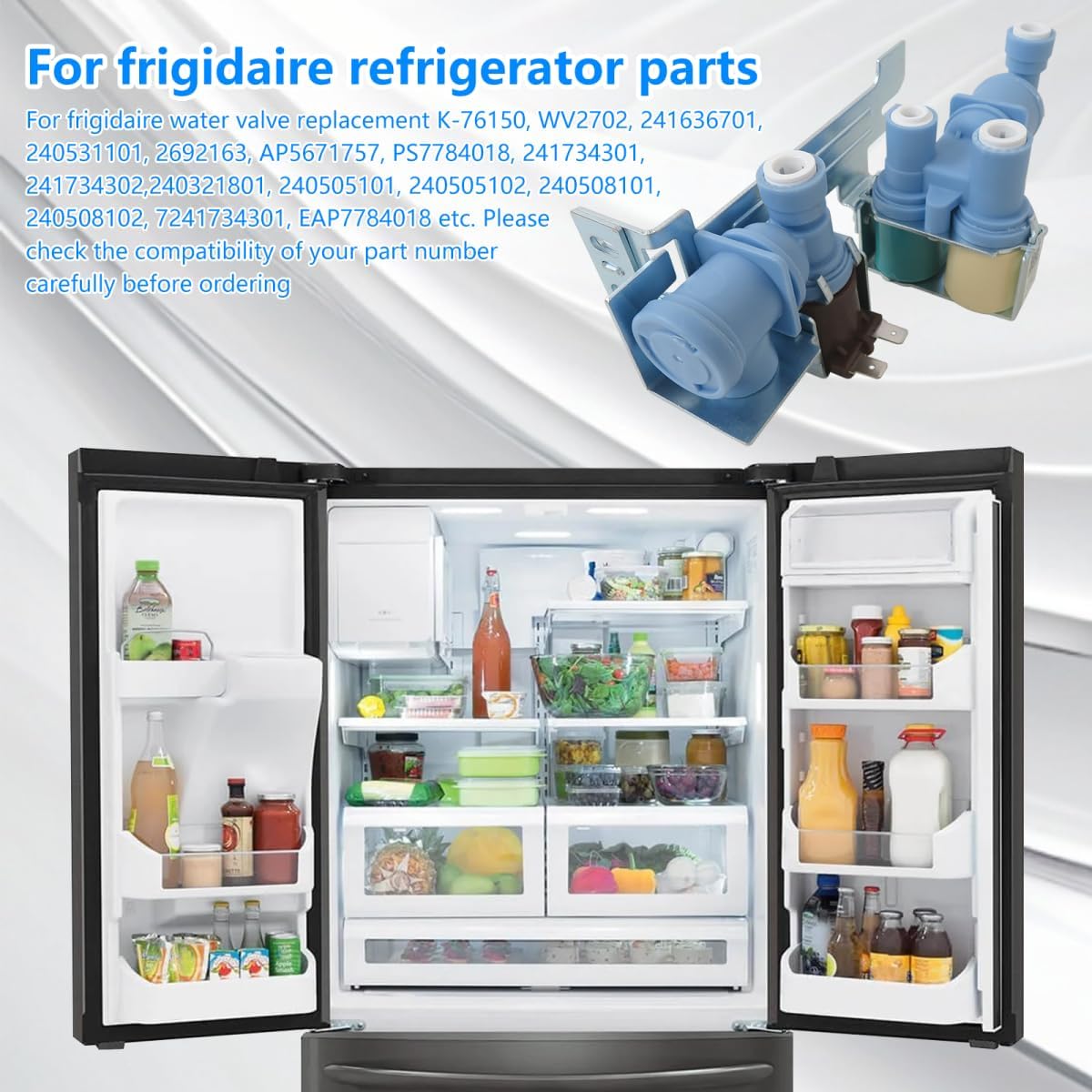 GRABOTE Refrigerator Water Inlet Valve for Frigidaire