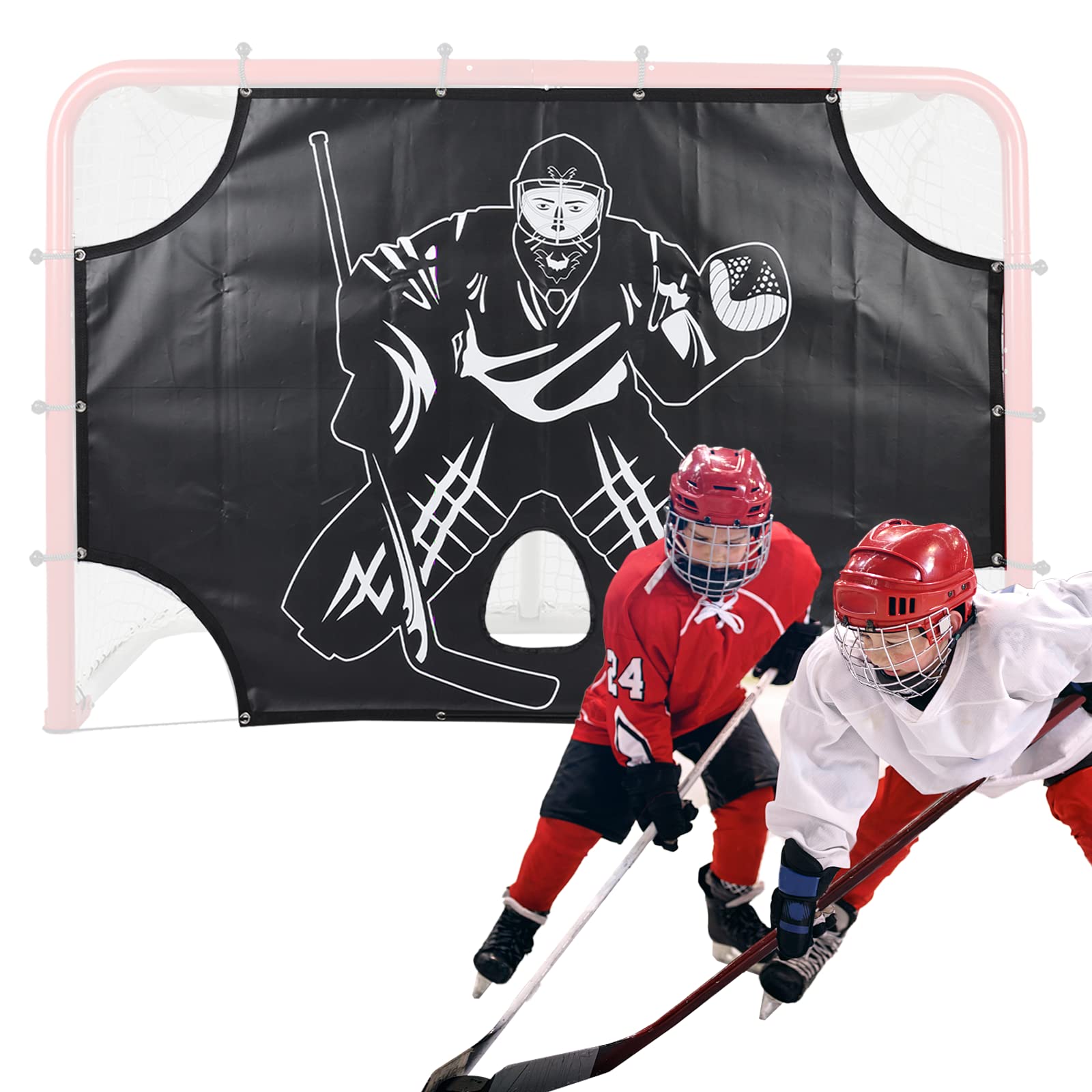Hockey Goal Target, Street Hockey Shooting Targets, Hockey Goal Practice Target, Ice Hockey Goals Training Target Improve Accuracy (Target Only)