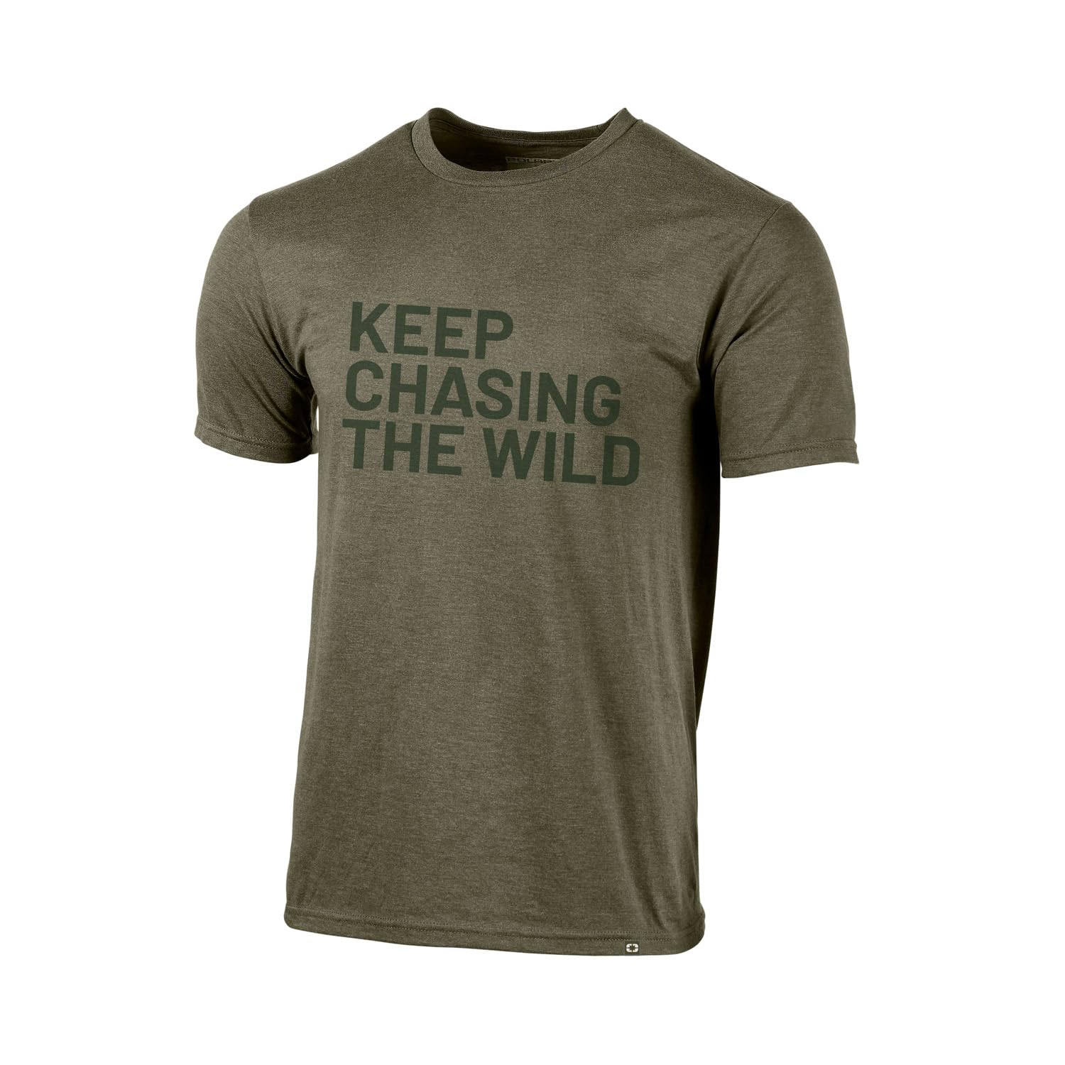 Polaris Off Road Men’s Keep Chasing Tee - M Olive