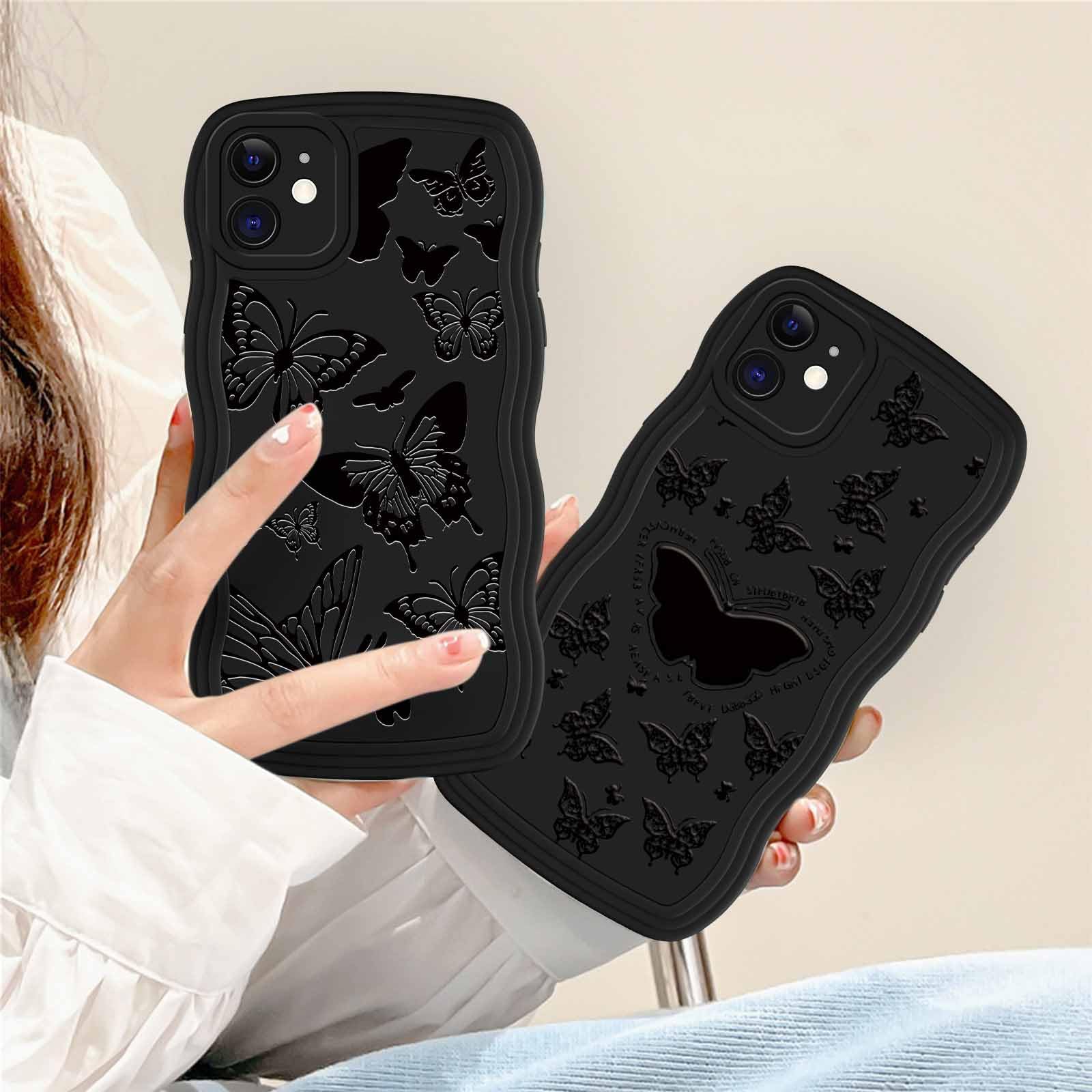 iPhone - Butter 11proケース Amazon.com: Odhtst Blue Butterfly Phone Case Designed