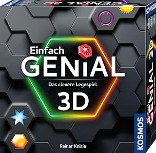 Comprar Kosmos 684006 Simplemente Genial 3D, con Piedras 3D, Descubrir Nuevas Posibilidades, Juego de Mesa para Toda la Familia a Partir de 10 años, Regalo, Juego Familiar para 1-4 Personas,
