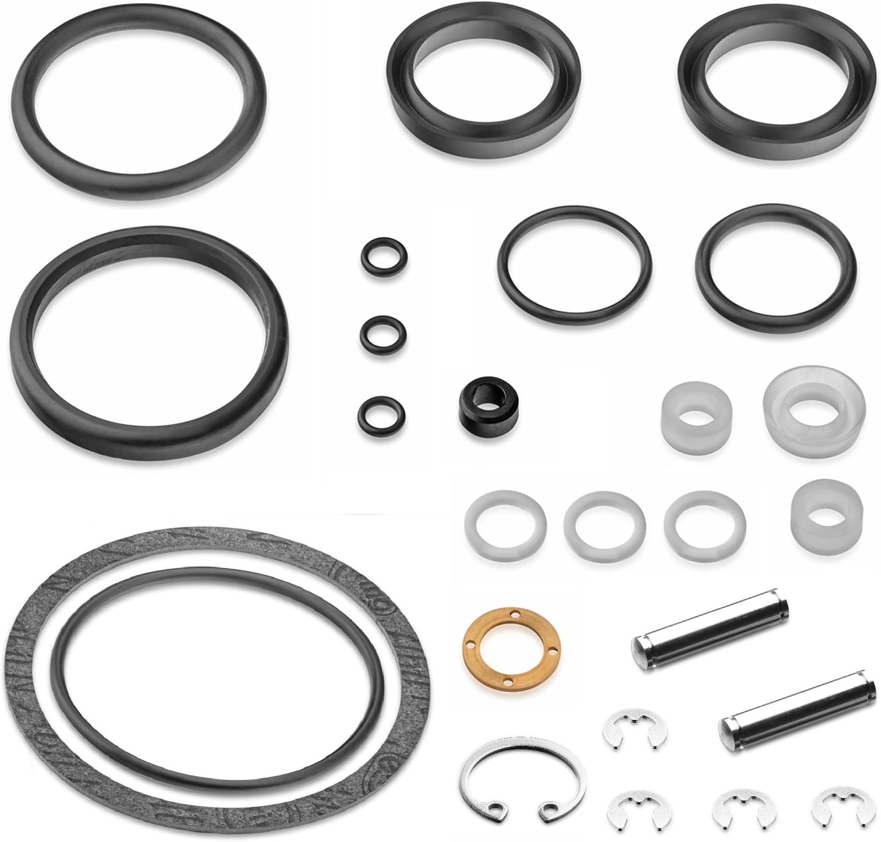 Gasket Seal Set Compatible for La Pavoni Professional, Europiccola, Stradivari, Romantica, Milano, Experto and Expo - Set 5