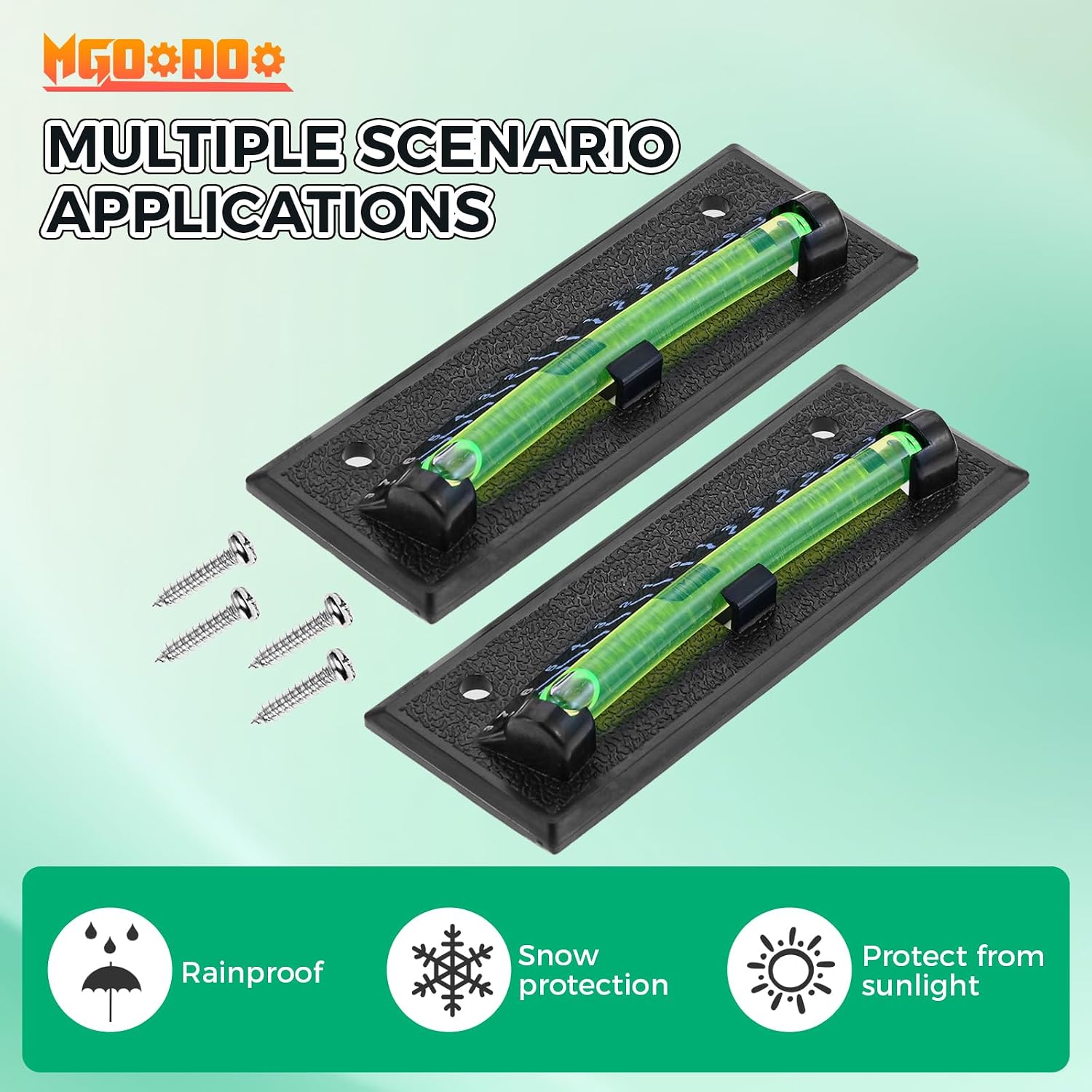 4Pcs RV Level Bubble,High Visibility Camper Level Bubble for Camper Leveling Systems For Rvs Trailers Truck Boat and Caravans,Graduated Scale Stick On Leveling System for Precision Leveling