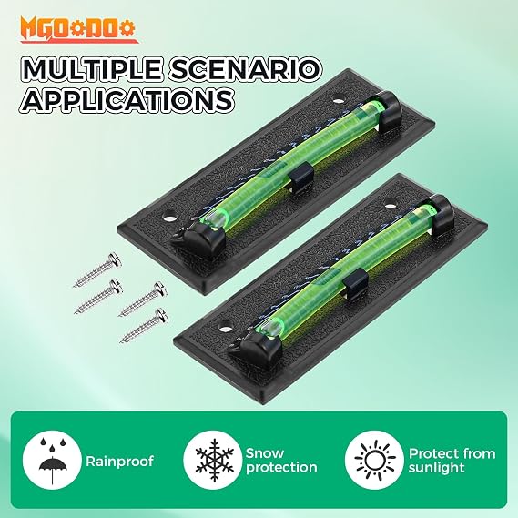 4 PACK RV Level Bubble High Visibility Stick On Camper Leveling System