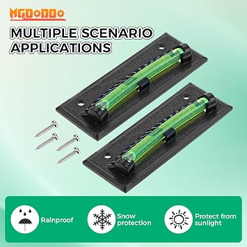 4 PACK RV Level Bubble High Visibility Stick On Camper Leveling System