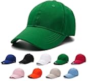 Baseball Cap for Kids-Adjustable Washed Cotton Golf Toddler Hat for Boys & Girls