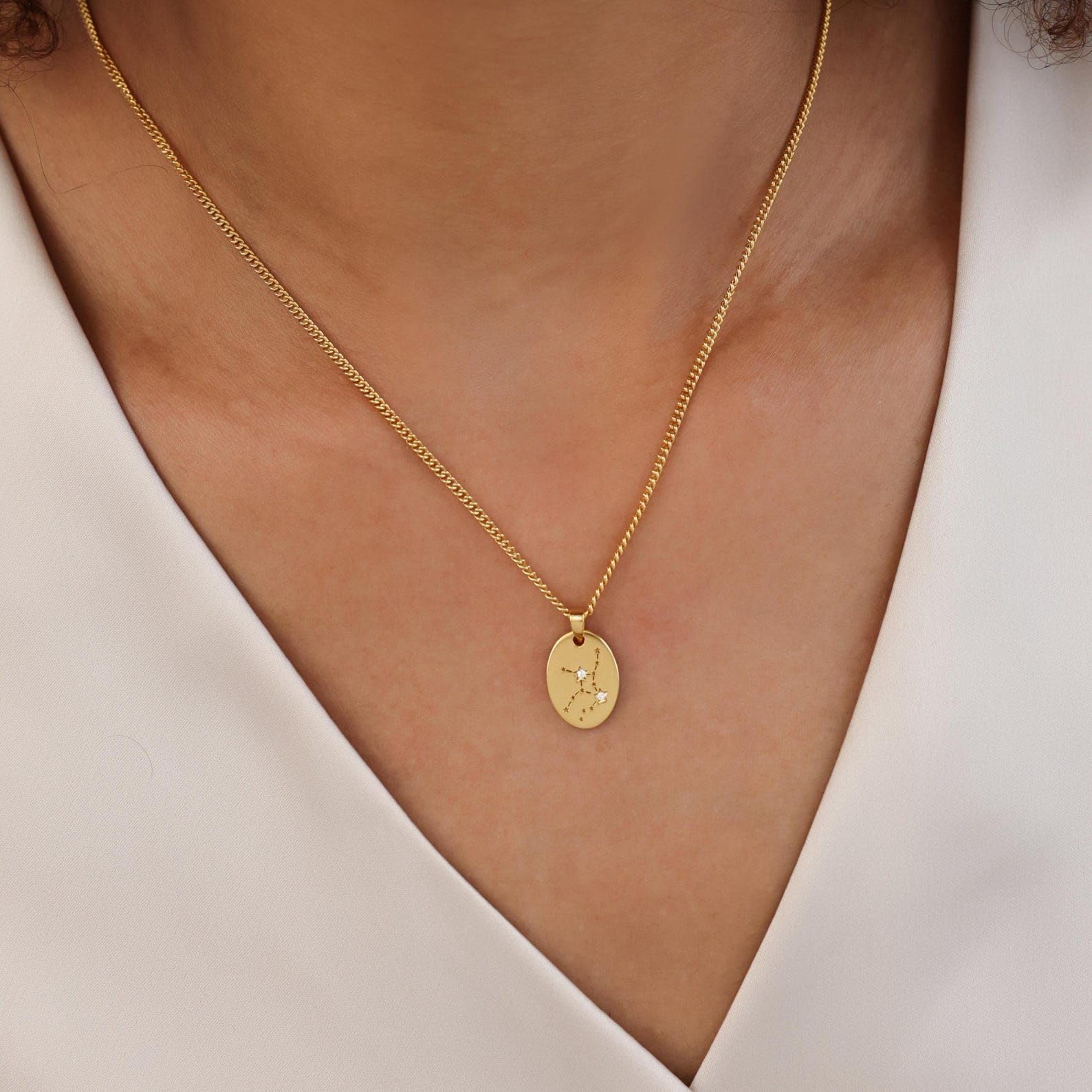 925 personalizzato zodiaco pendente Collane stella segno ciondolo Compleanno fatto a mano anniversario Collana di costellazione personalizzata argento sterling