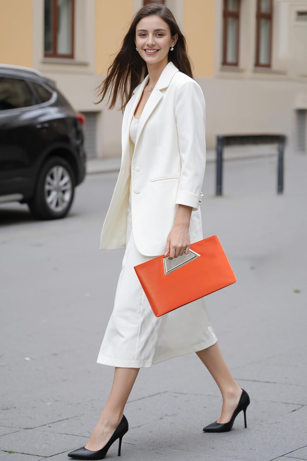 Coucoland Clutch Purse for Women - Evening Bags PU Leather Glitter Fashion Purse Handbag for Wedding Party Daily | PU Leather, Glitter, Fashion Purse, for Wedding Party, Daily - Image 3