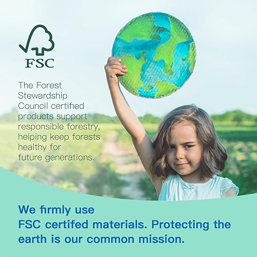 Miniatura 8 de TOOKYLAND Tablero de actividades Montessori de madera, juguete sensorial de aprendizaje preescolar para niños de 3 años +