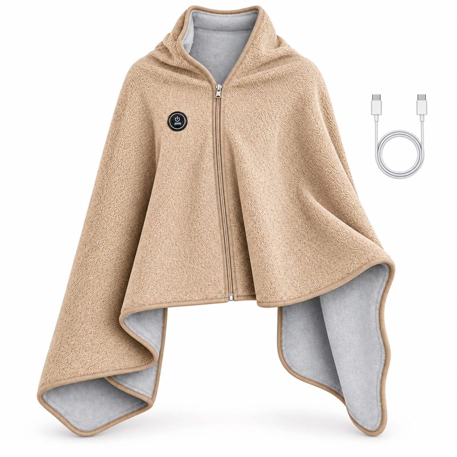 2027 New Heated Shawl Wraps for Women, Wearable Heated Blanket โ image 1