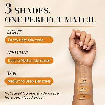 Body Coverage Perfector Tattoo Cover Up Makeup Waterproof, Body Foundation & Leg Makeup, Transfer-Resistant Body Concealer for Legs, Scars & Uneven Skin Tone, 3.38 fl oz, Light