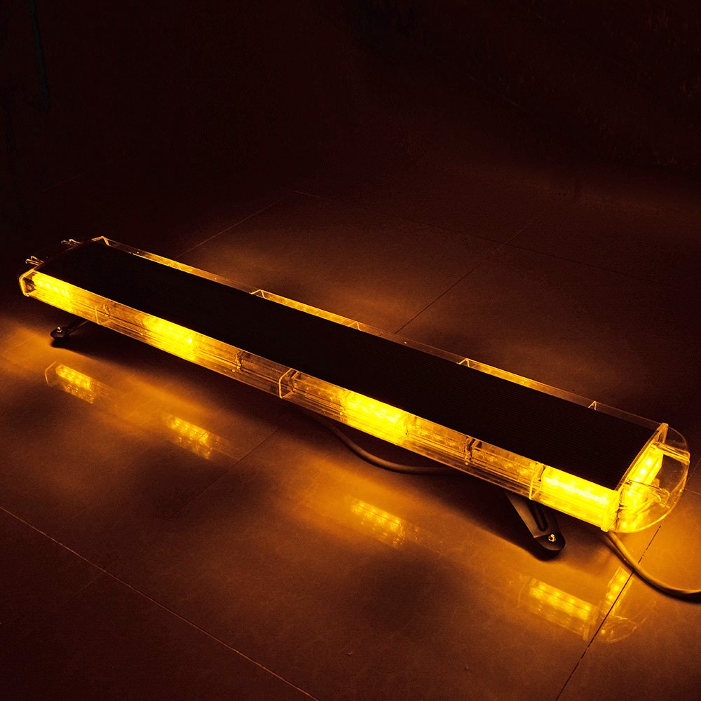 LED Rooftop Car Tow Truck Emergency Warning Beacon Plow Safety Strobe Light Bar Kit (51