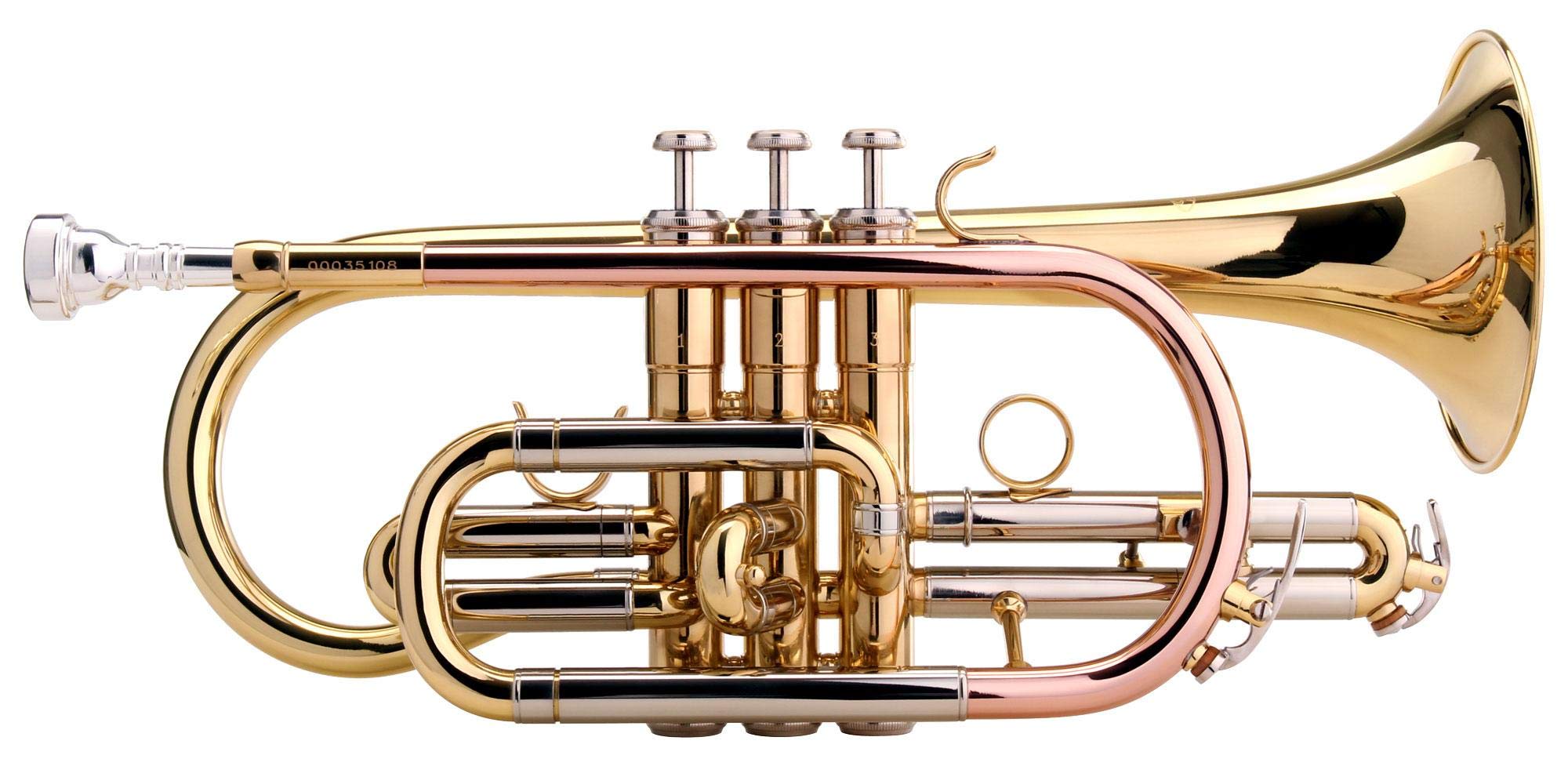 Classic Cantabile CR-400L Cornet en Sib (laiton, pistons inox...