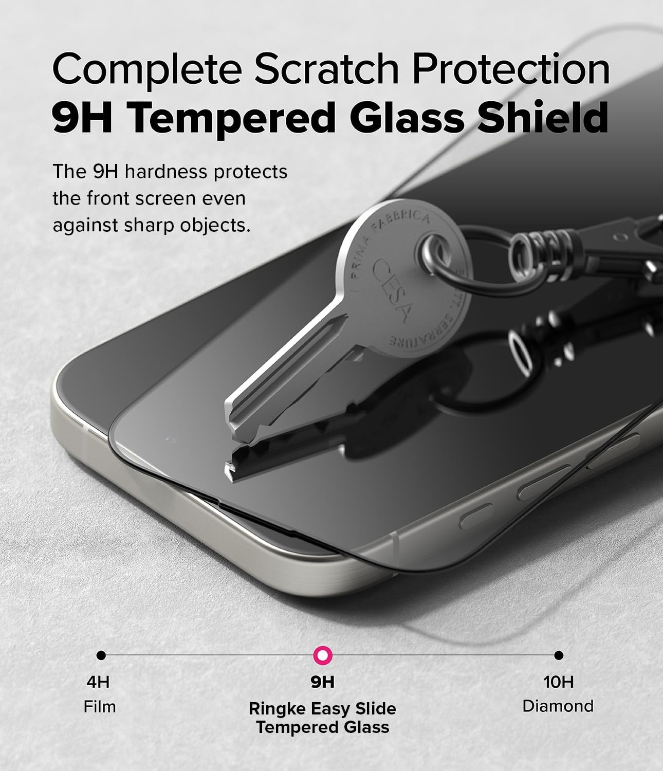 Ringke Easy Slide Tempered Glass [Super Easy to Install] Compatible with iPhone 16 Pro Max Screen Protector, Case Friendly Shatterproof Premium 9H Hardness - 2 Pack - Image 5